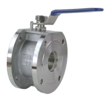 Manufacturer 304 stainless steel thin type ball valve Q71F-16P Thin Flange Pneumatic electric Actuator manual Wafer Type